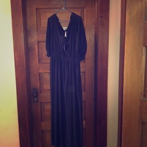 One Shoulder Maxi Dress